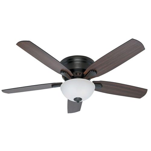  Hunter Princeton 52 in. Indoor Low Profile Noble Bronze Indoor Ceiling Fan