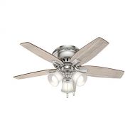 Hunter 51075 Echo Bluff 42 in. LED Indoor Brushed Nickel Ceiling Fan