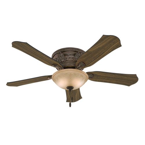  Hunter Viente 52 in. Indoor Flushmount Roman Bronze Ceiling Fan