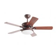 Hunter Hauslane CF1000 52 inch Classic Design Ceiling Fan in Brush Nickel Finish with LED Lamp and Five Blades!