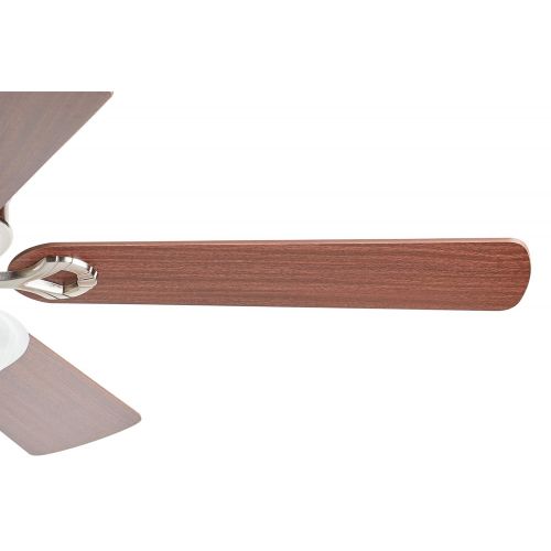  Hunter Hauslane CF1000 52 inch Classic Design Ceiling Fan in Brush Nickel Finish with LED Lamp and Five Blades!