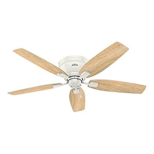  [아마존베스트]Hunter Fan Hunter 53378 Transitional 52`` Ceiling Fan With Light From Kenbridge Collection In White Finish, Large, See Image