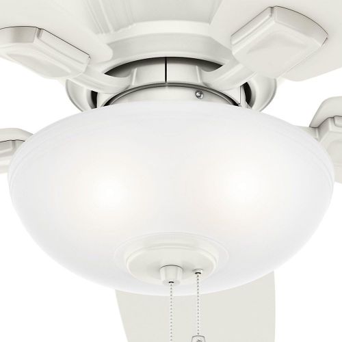 [아마존베스트]Hunter Fan Hunter 53378 Transitional 52`` Ceiling Fan With Light From Kenbridge Collection In White Finish, Large, See Image