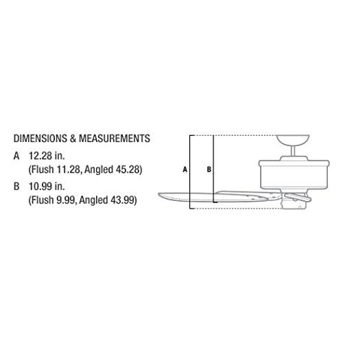  [아마존베스트]Hunter Fan Company 53125 Bridgeport 52-Inch ETL Damp Listed Ceiling Fan with Five White Plastic Blades