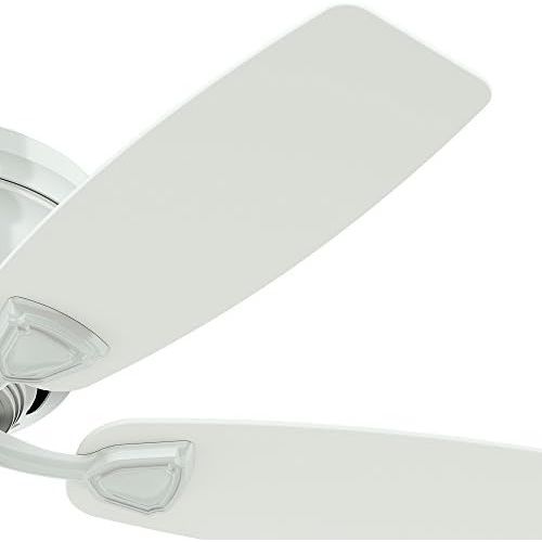  [아마존베스트]HUNTER 53119 Sea Wind Indoor / Outdoor Ceiling Fan with Pull Chain Control, 48, White