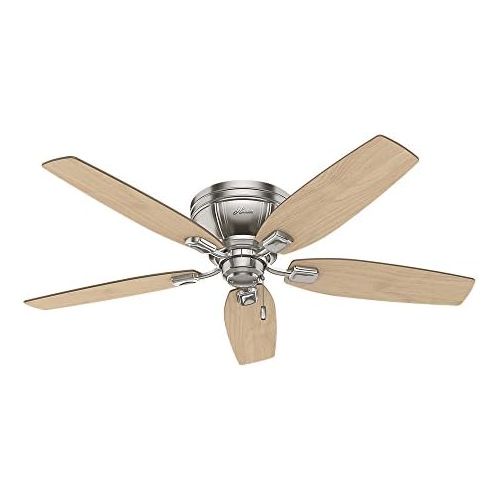  Hunter Fan Company 53380 52 Kenbridge Ceiling Fan with Light, Large, Brushed Nickel Finish