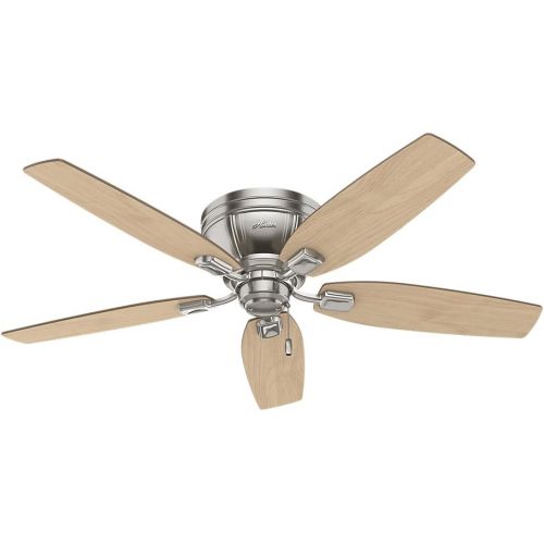  Hunter Fan Company 53380 52 Kenbridge Ceiling Fan with Light, Large, Brushed Nickel Finish