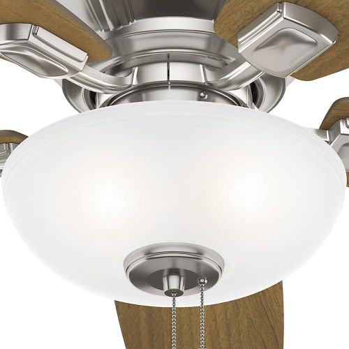  Hunter Fan Company 53380 52 Kenbridge Ceiling Fan with Light, Large, Brushed Nickel Finish