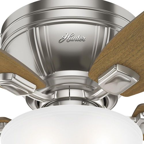  Hunter Fan Company 53380 52 Kenbridge Ceiling Fan with Light, Large, Brushed Nickel Finish