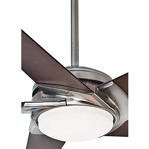  Hunter Fan Company 59164 Casablanca Stealth Indoor Ceiling Fan with LED Light and Remote Control Brushed Nickle, 54-inch