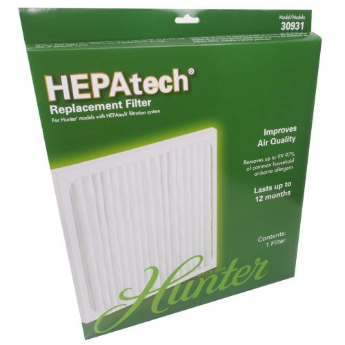  Hunter Fan Company Hunter 30931 Replacement Filter for HEPAtech Air Purifiers