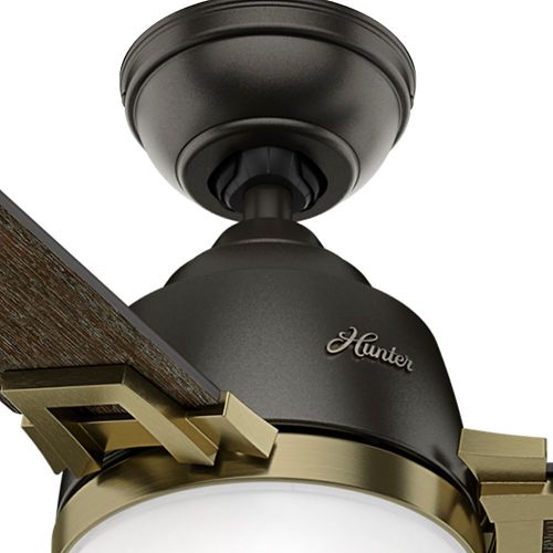  Hunter Fan Company 59220 Ceiling Fan, Small, Noble BronzeModern Brass