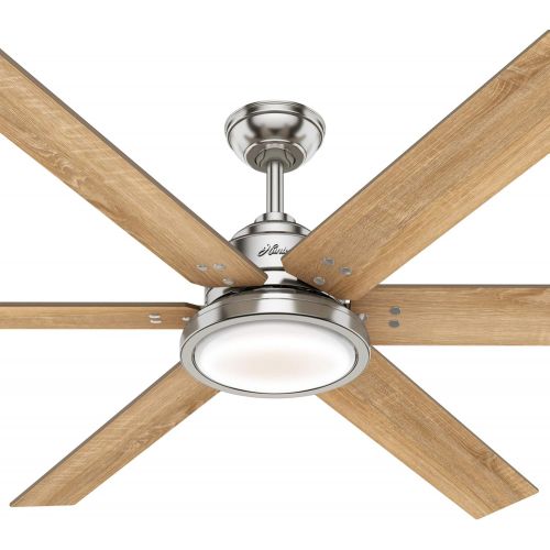  Hunter Fan Company 59398 Warrant Ceiling Fan, Brushed Nickel Finish