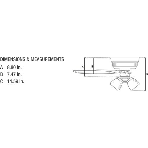  Hunter Fan Company Indoor 53326 52 Builder Low Profile Ceiling Fan with Light, Snow White Finish