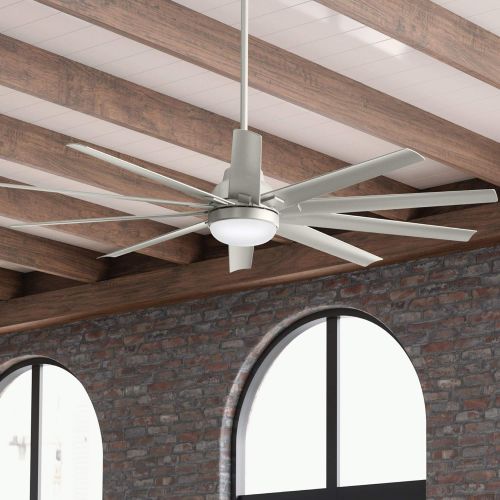  Hunter Fan Company 50718 Overton Ceiling Fan, 72, Matte Nickel