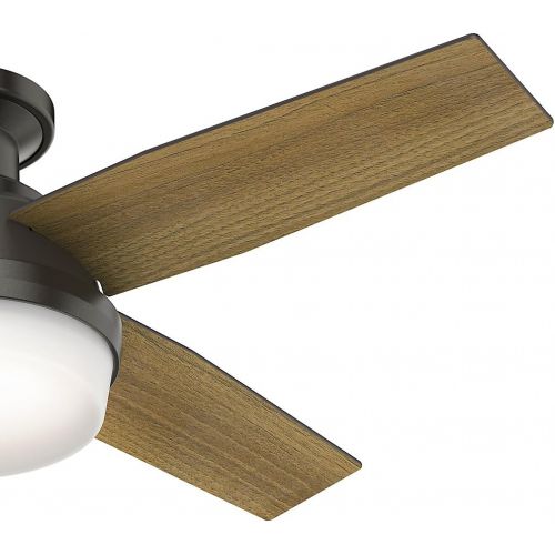  Hunter Fan Company Hunter Dempsey Indoor Low Profile Ceiling Fan with LED Light and Remote Control