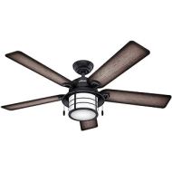 Hunter Fan Company Hunter Key Biscayne Indoor / Outdoor Ceiling Fan with LED Light and Pull Chain Control