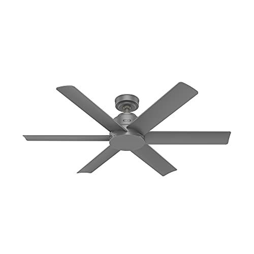  Hunter Fan Company 51179 Kennicott Ceiling Fan, 52, Matte Silver