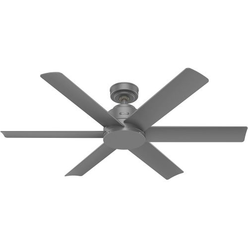  Hunter Fan Company 51179 Kennicott Ceiling Fan, 52, Matte Silver