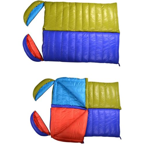  Huntingdoor -10 Degree Outdoor Camping Hiking Cold Winter Envelope Sleeping Bag Duck Down Sleeping Bag 1000 fill