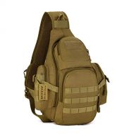Huntvp Tactical Military Sling Chest Pack Bag Molle Daypack Laptop Backpack Large Shoulder Bag Crossbody Duty Gear for Hunting Camping Trekking