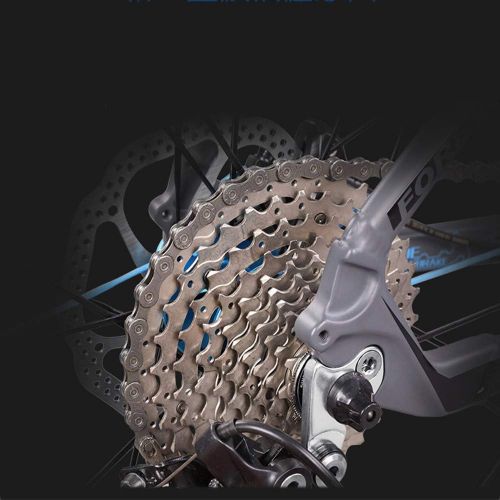  Huoduoduo Bike Mountain Bike 28 Inch Double Disc Brake High-Carbon Steel Off-Road Vehicle + Bicycle Turn Signal