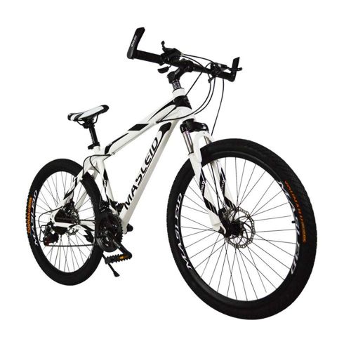  Huoduoduo Bike, Mountain Bike, 26 Inch Disc Brake High-Carbon Steel Off-Road Vehicle,Suitable for Outdoor Travel Mountaineering, Bicycle Turn Signal
