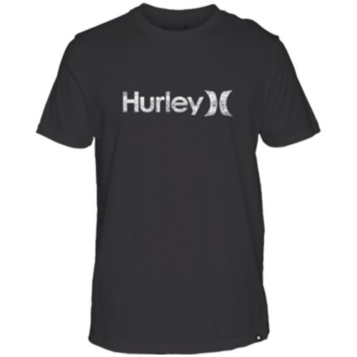 Hurley Mens One & Only Push Through Tee Black Small