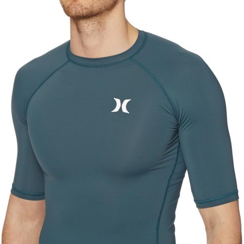  Hurley Pro Light Top SS Rash Guard - Squadron Blue