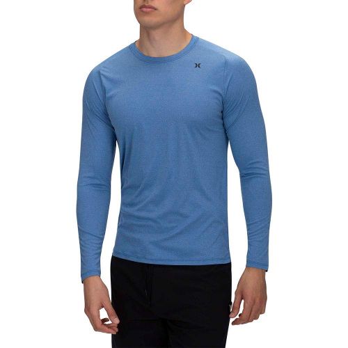  Hurley Mens Quick Dry Long-Sleeve T-Shirt Rash-Guard