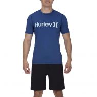 Hurley Mens One & Only Short Sleeve Surf Shirt Blue Force Small