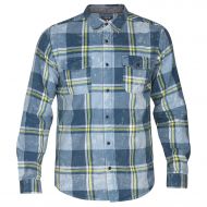 Hurley Mens Burnside Long Sleeve Flannel Shirt MVS0004250, Space Blue, XX-Large (Space Blue, XX-Large)