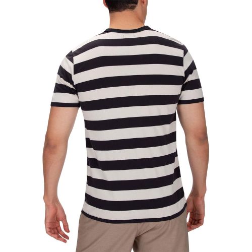  Hurley Mens Custom Striped Short Sleeve