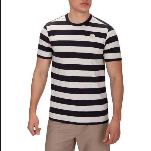  Hurley Mens Custom Striped Short Sleeve