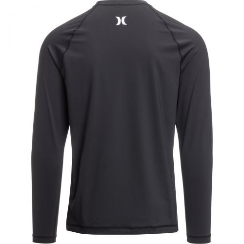  Hurley One and Only LS Surf Shirt - Black/White