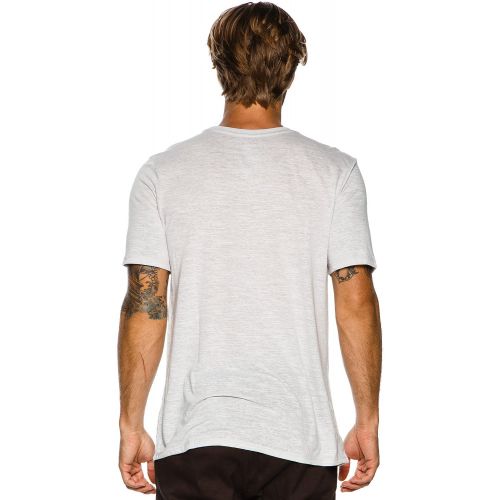  New Hurley Mens One & Only Outline Tri-Blend Ss Tee White