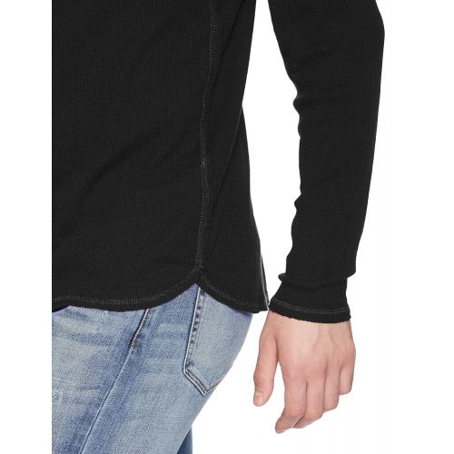  Hurley Mens Solid Embroidered Long Sleeve Thermal Shirt