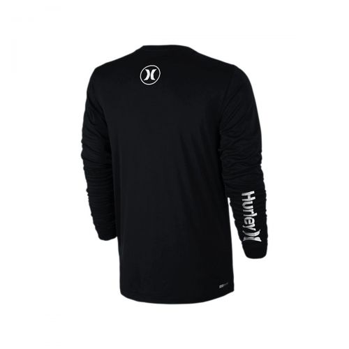  Hurley Dri-Fit Icon Surf Shirt - Long-Sleeve - Mens Black, XS