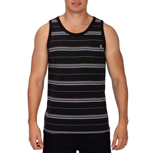  Hurley Mens Dri-fit Harvey Stripe Tank Top