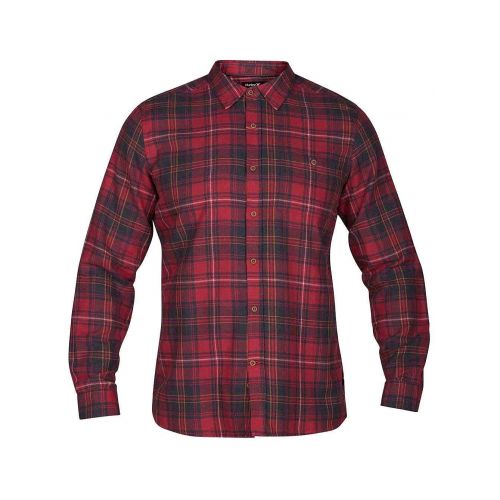  Hurley Mens Kurt Long Sleeve Flannel