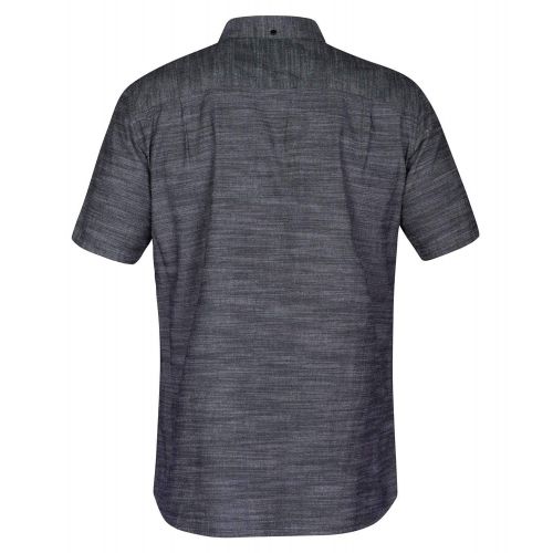  Hurley Mens One & Only Textured Short Sleeve Button Up