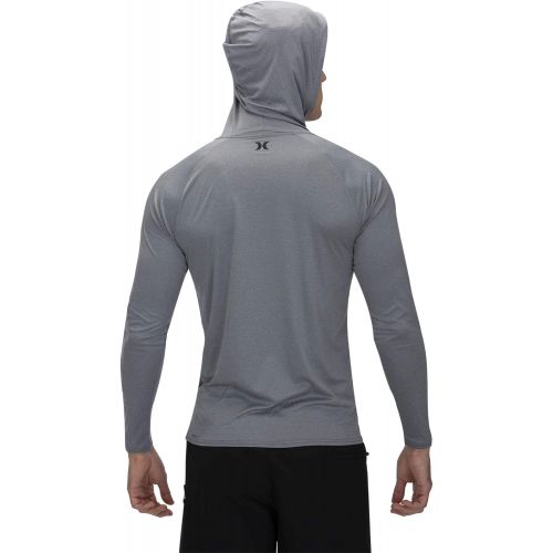  Hurley Mens Nike Dri-fit Long Sleeve Sun Protection +50 UPF Rashguard