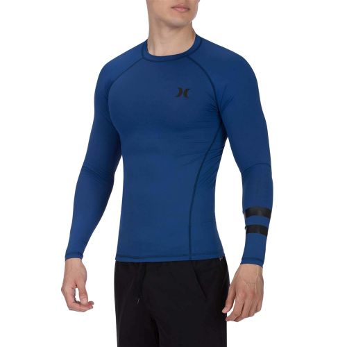  Hurley Mens Long Sleeve Pro Light Quick Dry Sun Protection Rashguard