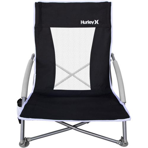  [무료배송]Hurley Low Sling Outdoor Folding Chair, Black