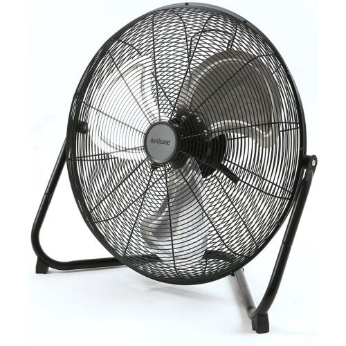  Hurricane HGC736476 Pro Series High Velocity Metal Floor Fan, 20, Black