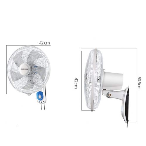  Hurricane FAN LYFS Wall Mount Can Be Rotated 14-Inch 3 Speed Setting Energy Efficient Remote Ultra-Quiet Vertical Air Circulation White