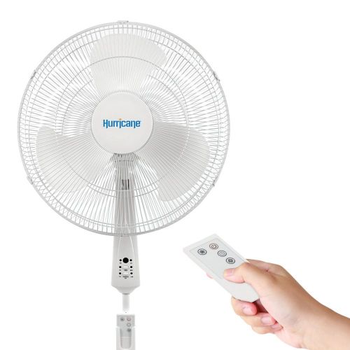  Hurricane Stand Fan - 16 Inch | Supreme Series |90 Degree Oscillation, 3 Speed Settings, Adjustable Height 41 Inches to 55 Inches - ETL Listed, White