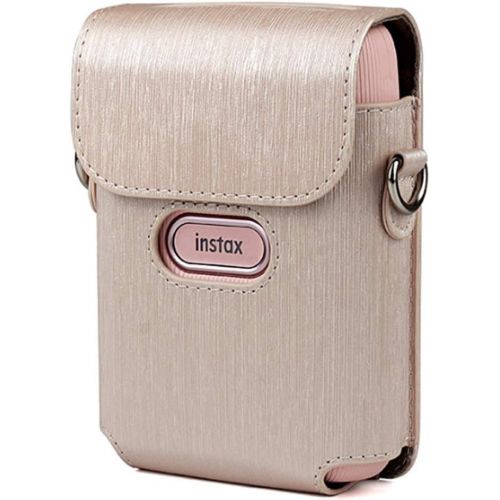  Hurricanes Camera Case Smartphone Printer Shoulder Bag for Fujifilm Instax Mini Link - Pink