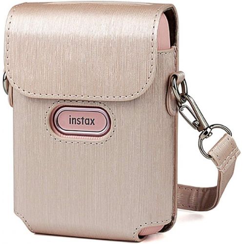  Hurricanes Camera Case Smartphone Printer Shoulder Bag for Fujifilm Instax Mini Link - Pink