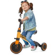 Hurtle 3 in 1 Kids Tricycles - Balance Training Bike Convertible Toddler Walker Riding Toys